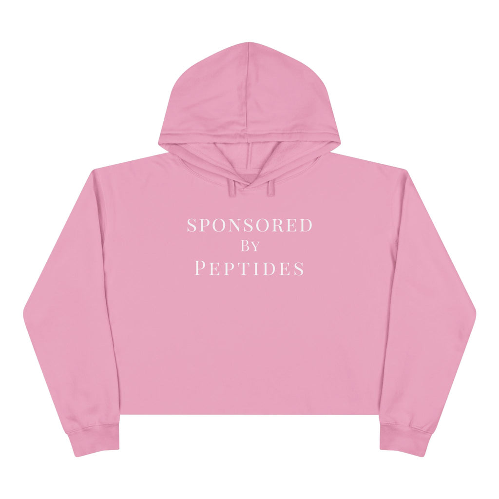 Sponsored by Peptides Cropped Hoodie