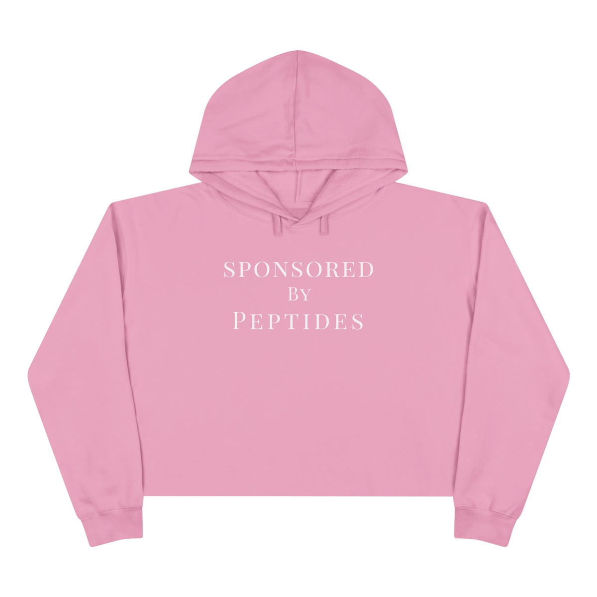 Sponsored by Peptides Cropped Hoodie