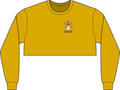 Cropped Long Sleeve Tee, Chest Artwork