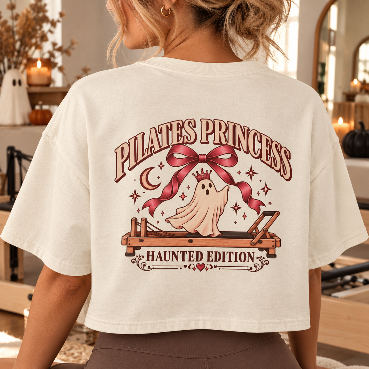 Pillows Princess Haunted Edition Women's Crop Tee