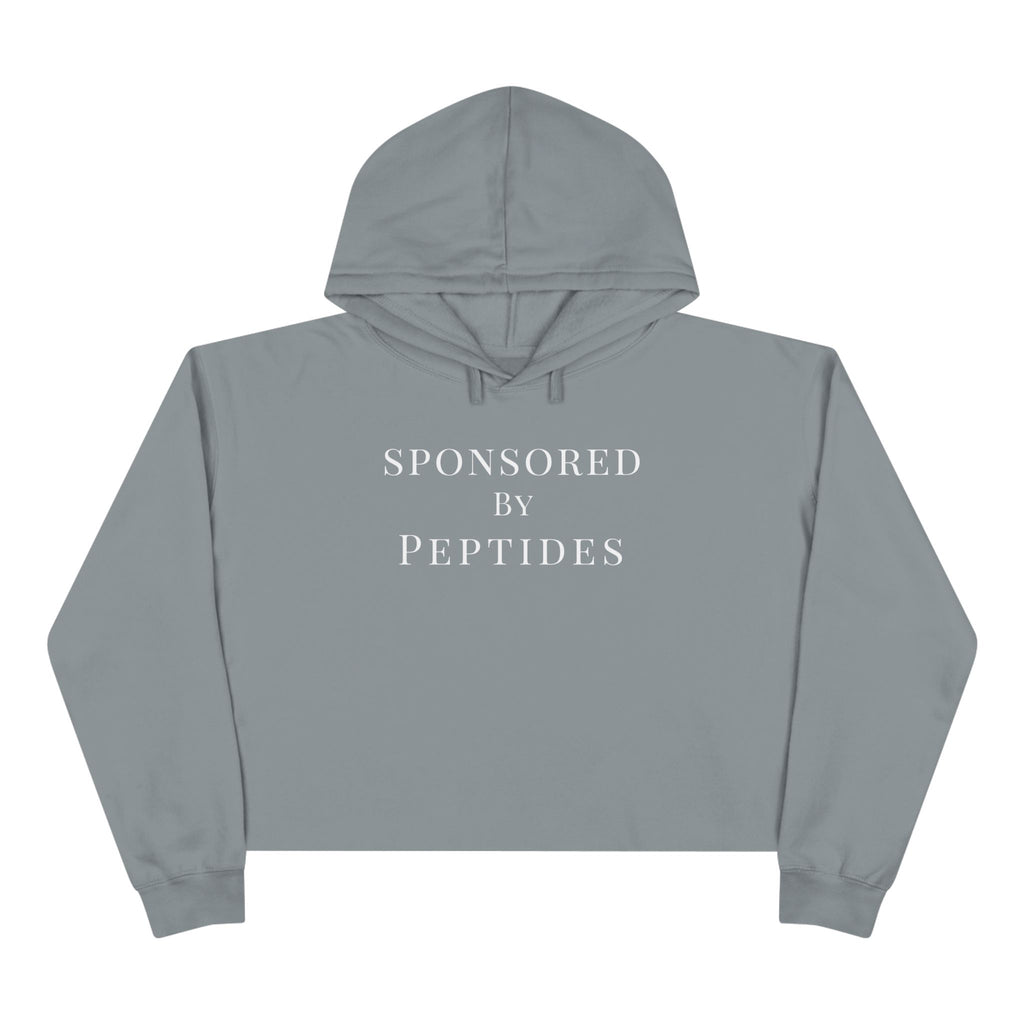 Sponsored by Peptides Cropped Hoodie