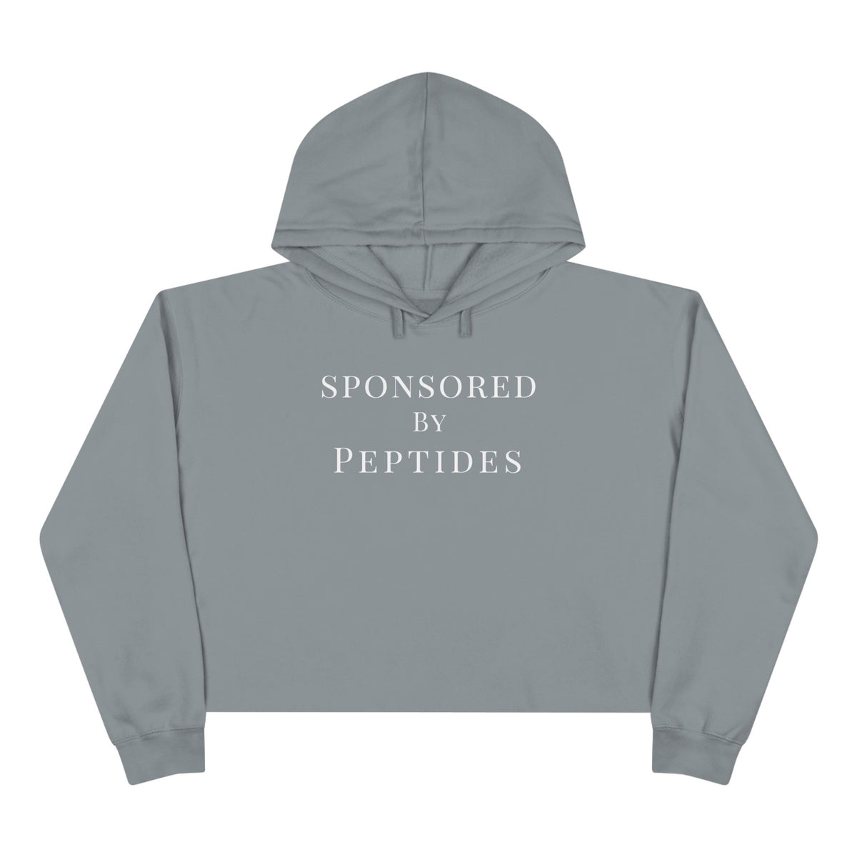 Sponsored by Peptides Cropped Hoodie