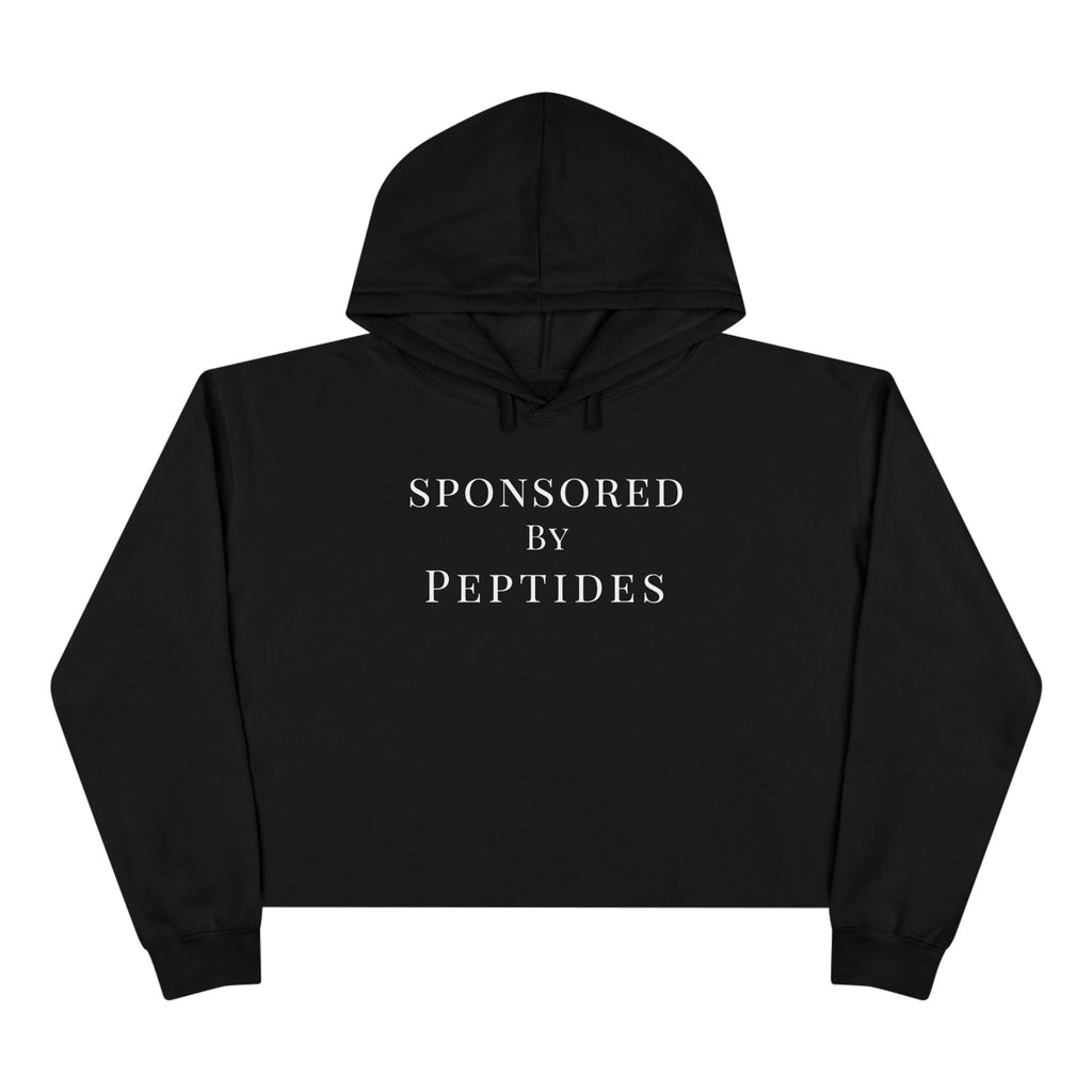 Sponsored by Peptides Cropped Hoodie
